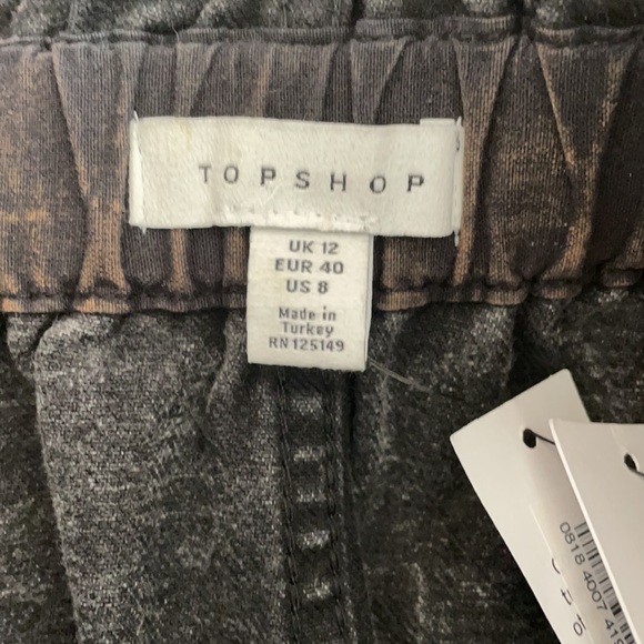 TopShop Black Denim Skirt - Picture 2 of 6